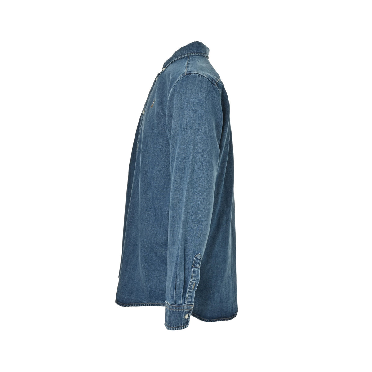 Ralph Lauren color label pony embroidered denim shirt