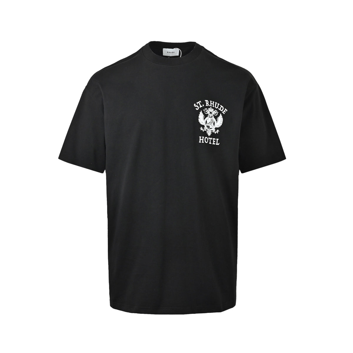 RHUDE ST. HOTEL Badge printed short sleeves