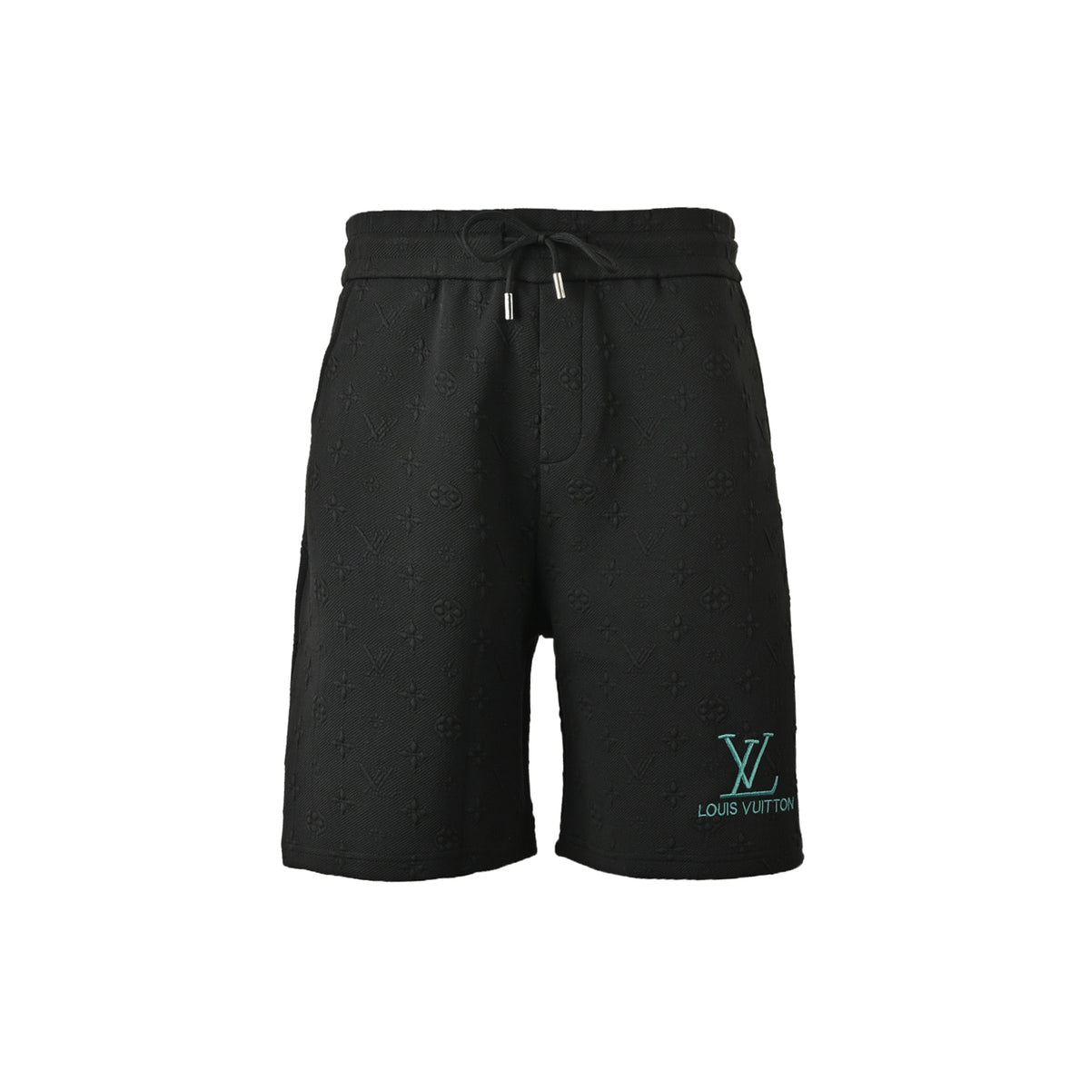 Louis Vuitton letter embroidered presbyopia dark pattern embossed shorts