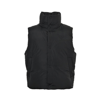 Ami 25Fw embossed love down vest