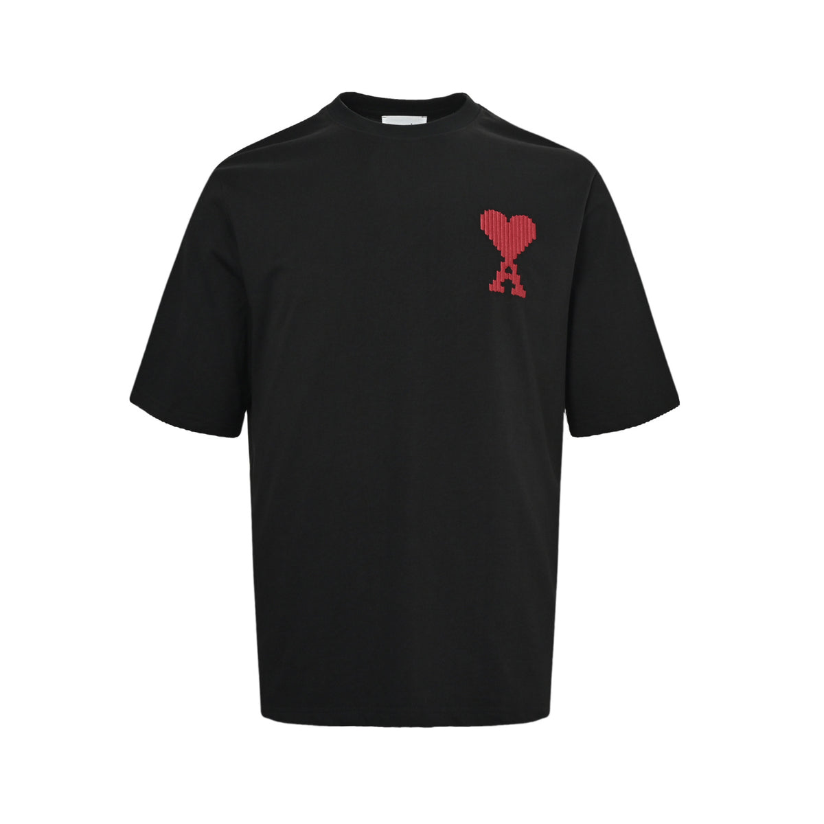Ami Paris woven love embroidered short sleeves