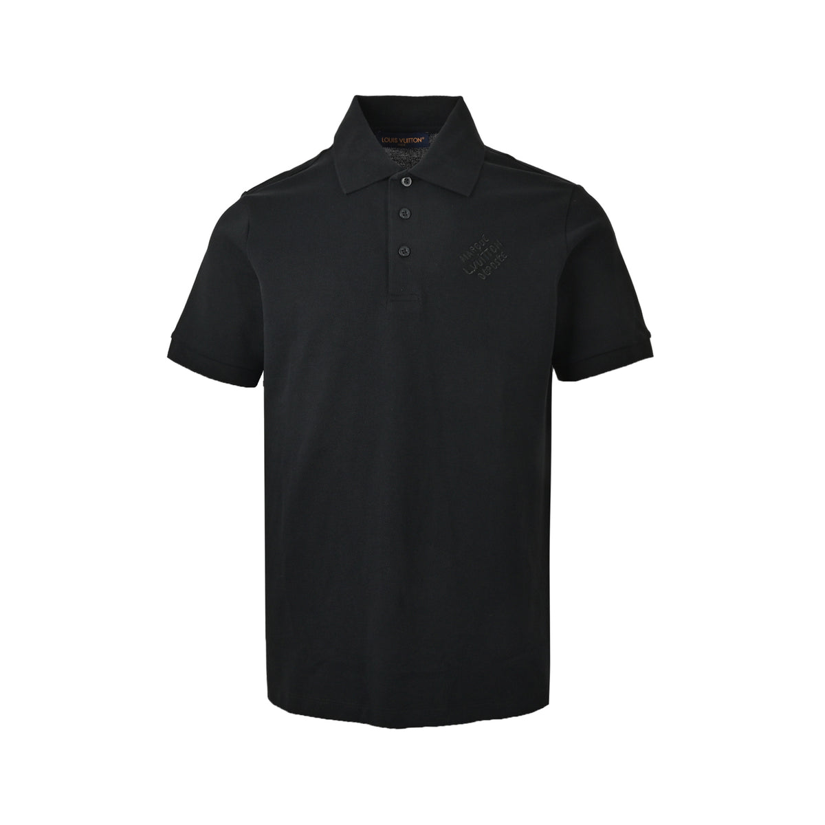 LouisVuitton/Louis Vuitton embroidered signature Polo short sleeves