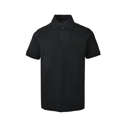 LouisVuitton/Louis Vuitton embroidered signature Polo short sleeves