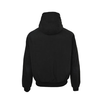 Prada 25Fw triangle logo hooded cotton jacket
