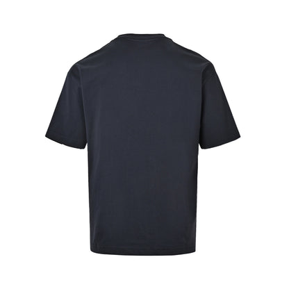 Balenciaga/Balanciaga 1917 shield badge curved retro printed short sleeves