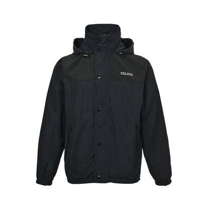 Celine embroidered small label windbreaker jacket