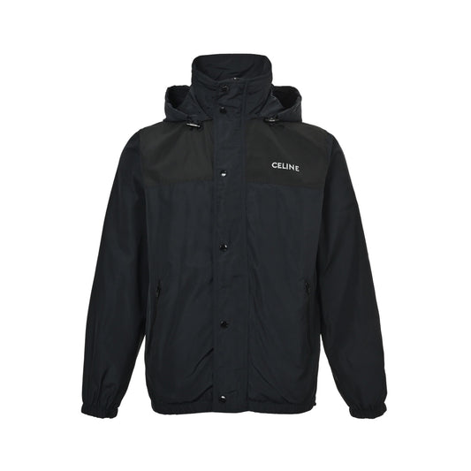 Celine embroidered small label windbreaker jacket