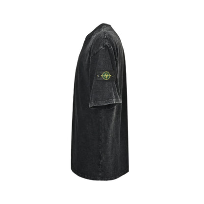 Stone Island classic armband washed short sleeves