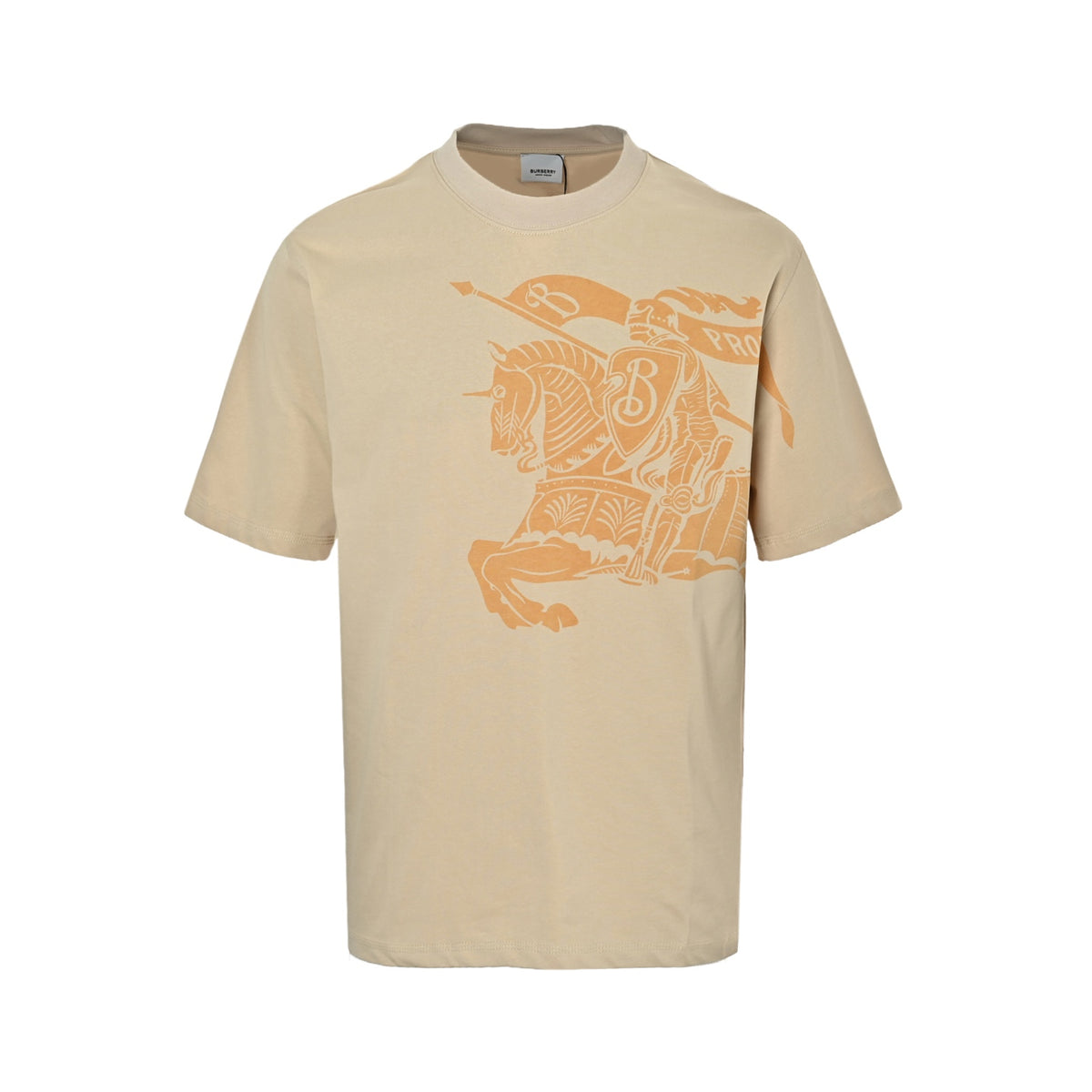 Burberry yellow war horse print short sleeves