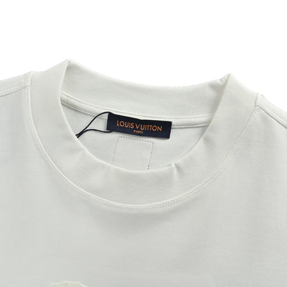 LouisVuitton/Louis Vuitton 25Fw angler landscape embroidered long-sleeved T-shirt