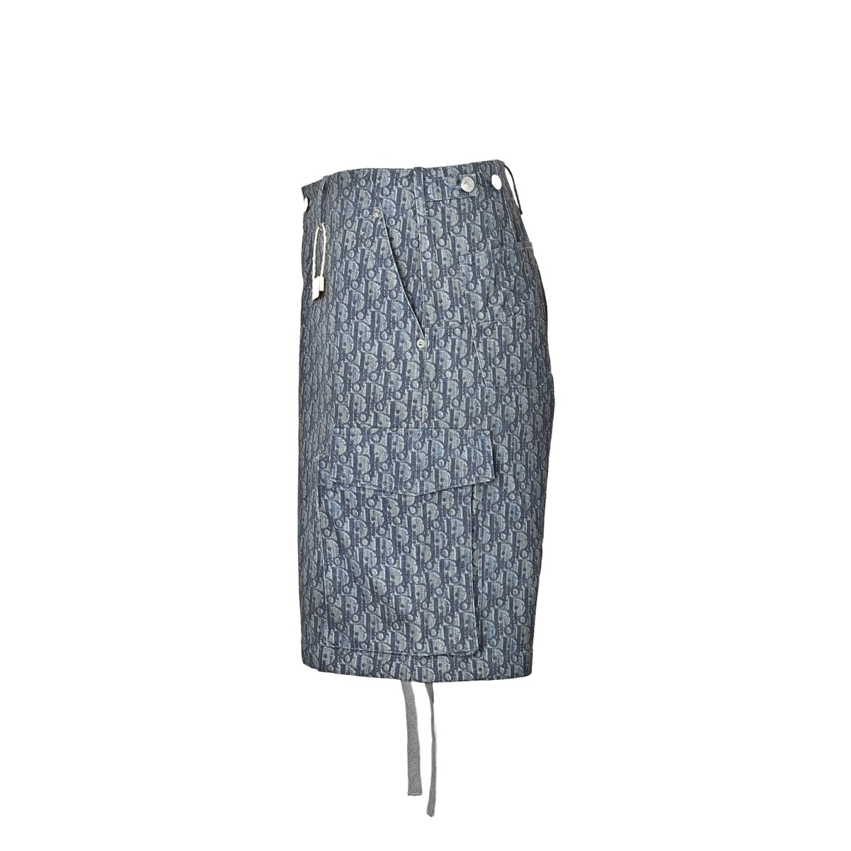 Dior cotton presbyopic twill printed pocket cargo shorts