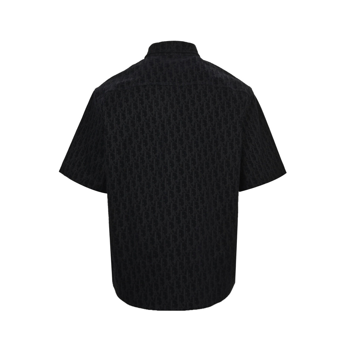 Dior 25ss Year of the Snake limited edition flocked old flower embroidery suit denim short-sleeved shirt