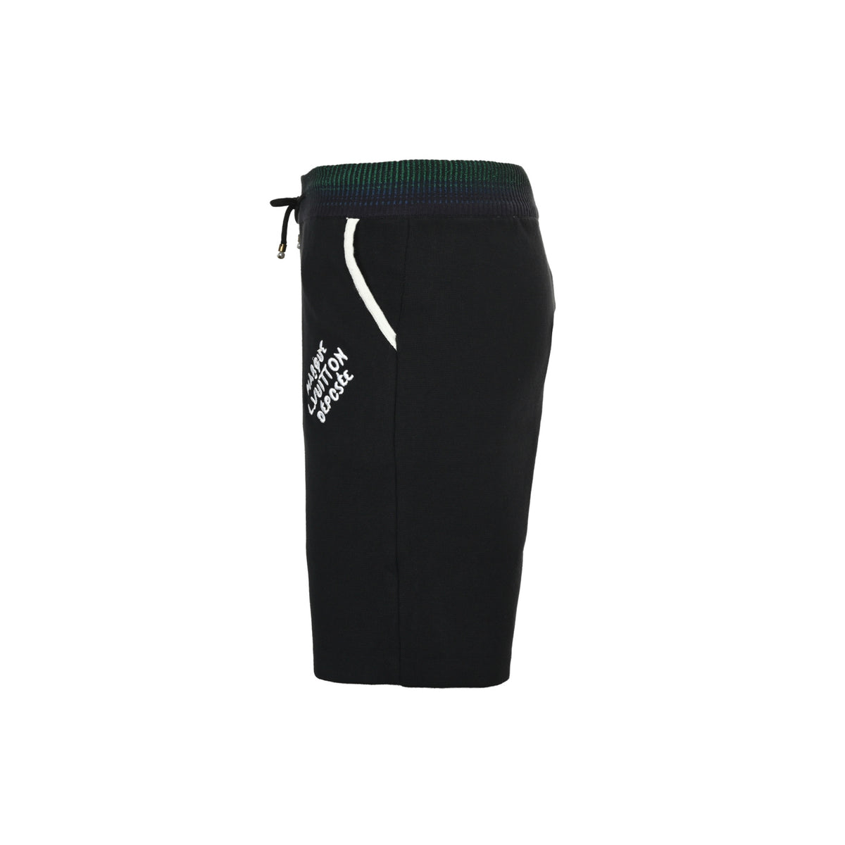 Louis Vuitton preppy letter embroidered knitted shorts