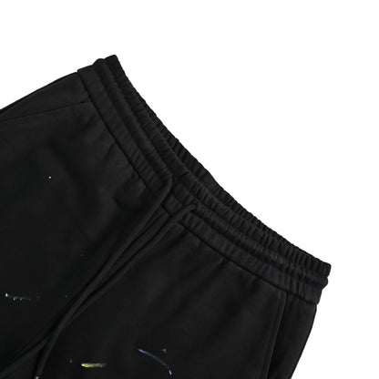 Dior inkjet graffiti embroidered logo shorts