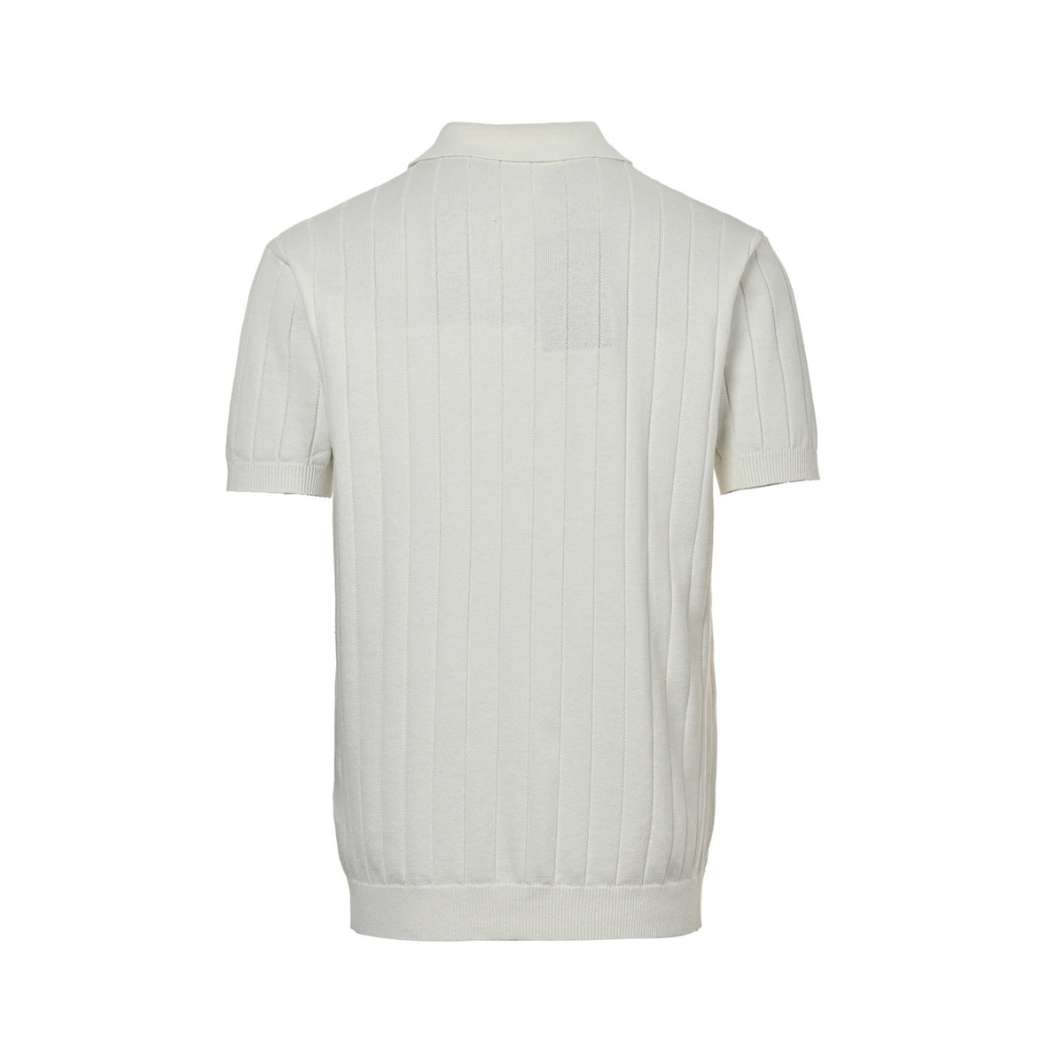 Gucci 25ss Double G jacquard cable knit Polo short sleeves