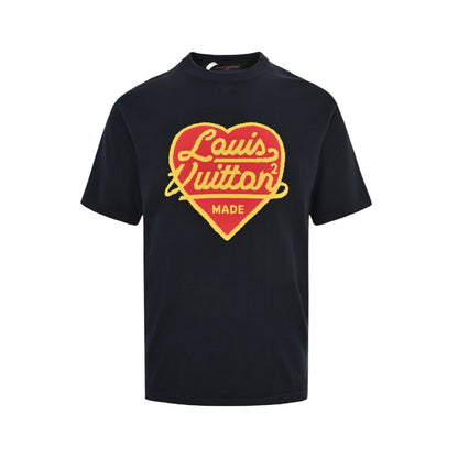 Louis Vuitton 22ss Nigo love jacquard knitted short sleeves
