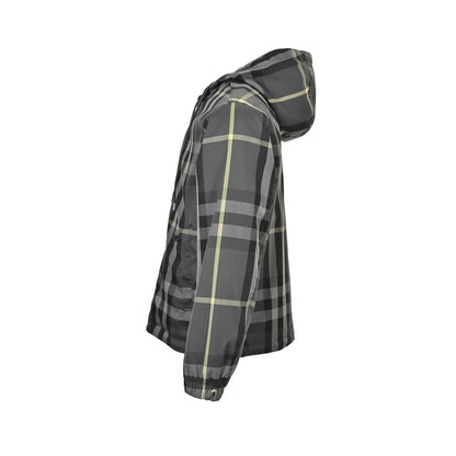 Burberry classic plaid reversible hooded jacket