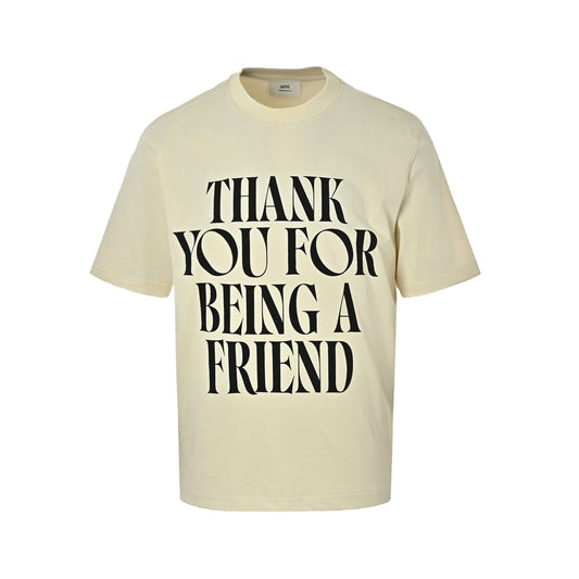Ami Paris lettering and slogan printed short sleeves