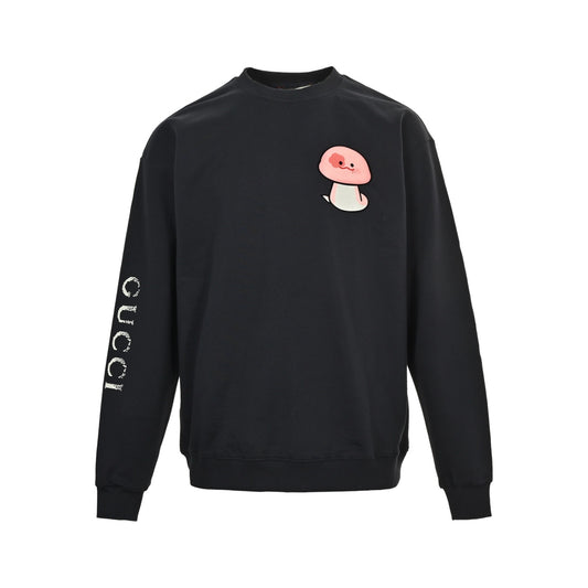 Gucci Year of the Snake limited edition fun cartoon snake print blue sweatshirt
