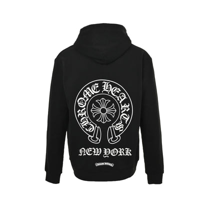 Chrome Hearts classic Sanskrit horseshoe print zipper jacket
