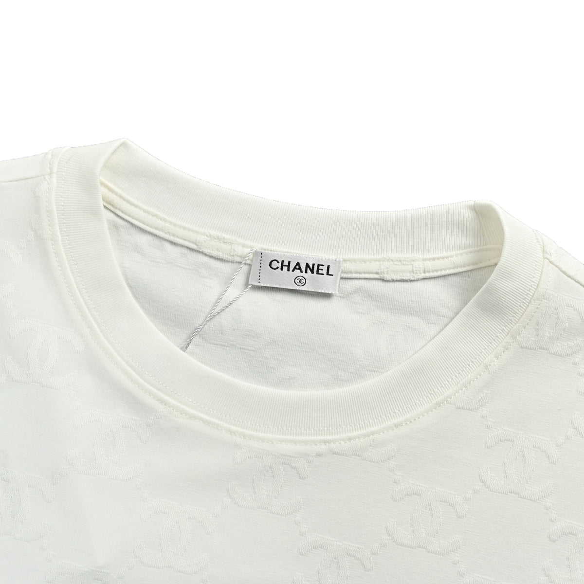 Chanel 26ss all-over presbyopia jacquard short sleeves