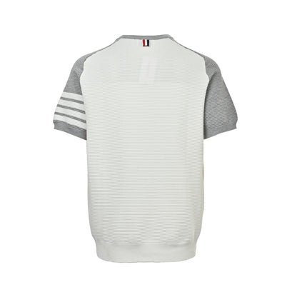 Thom Browne/Thom Brown water ripple waffle knit short sleeves
