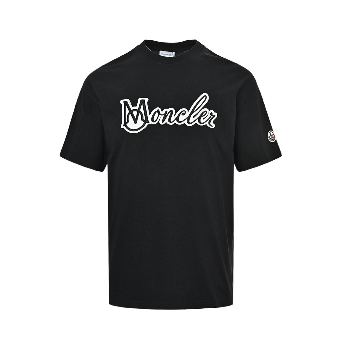 Moncler/Mask 25ss letter logo embroidered short sleeves