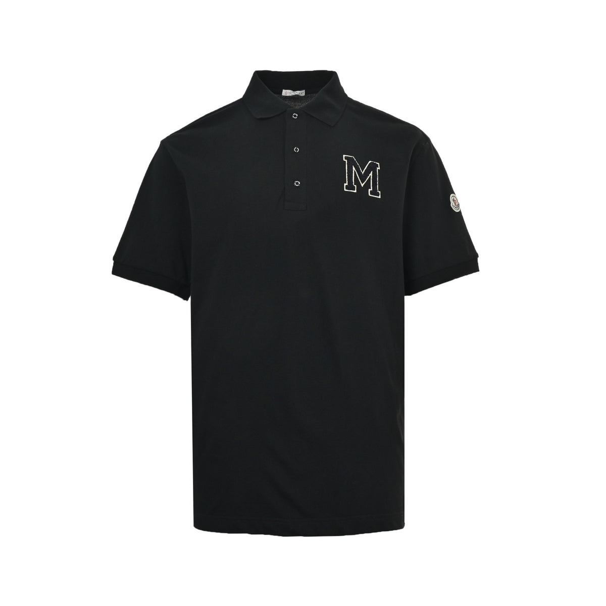 Moncler/Mask terry embroidered Polo short sleeves