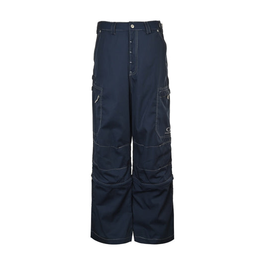 Balenciaga 25ss embroidered logo detachable multifunctional cargo pants