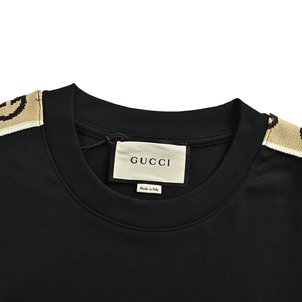 Gucci shoulder GG jacquard web short sleeves