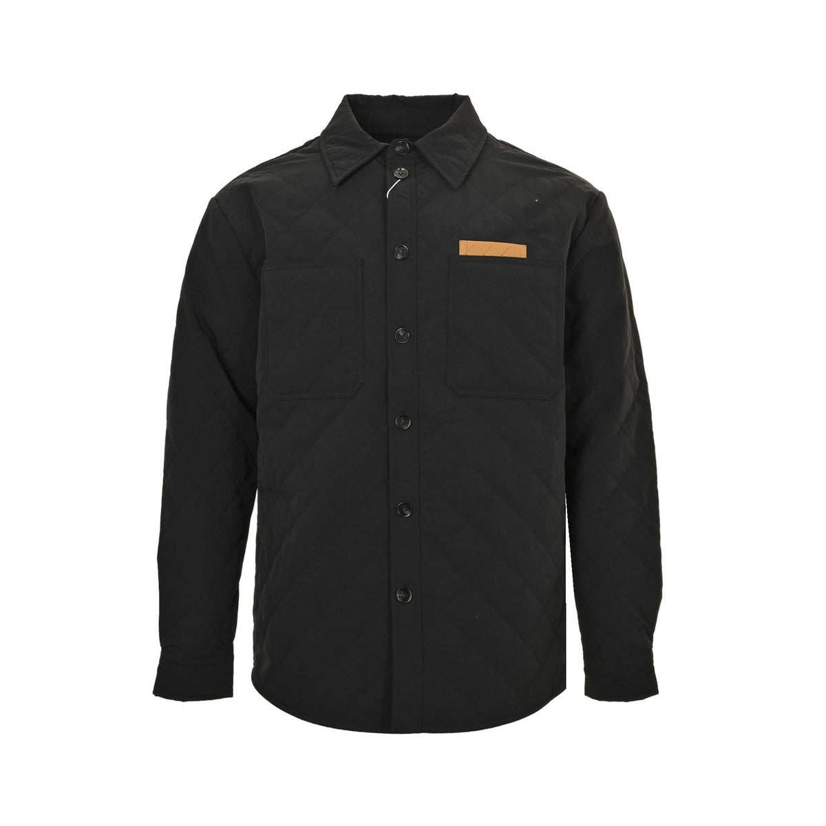 Bottega Veneta/BV pocket woven logo quilted cotton jacket