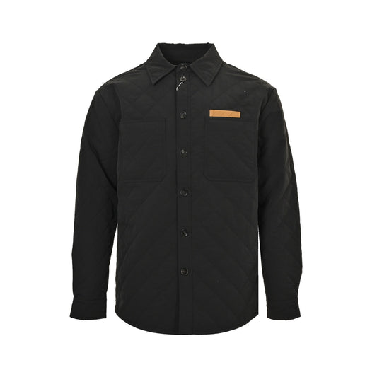 Bottega Veneta/BV pocket woven logo quilted cotton jacket