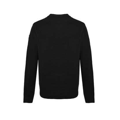Moncler/Mask Embroidered Jacquard Logo Crew Neck Sweater