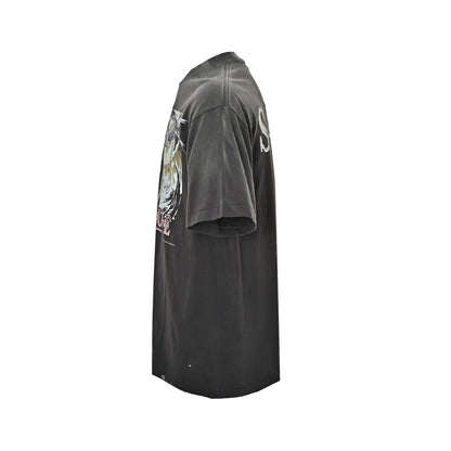 SAINT MICHAEL Death portrait print short sleeves