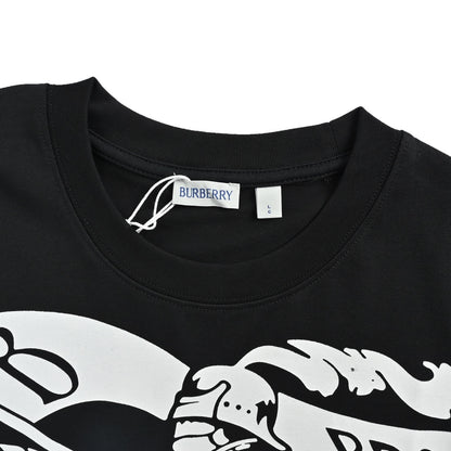 Burberry War Horse Knight Print Short Sleeve