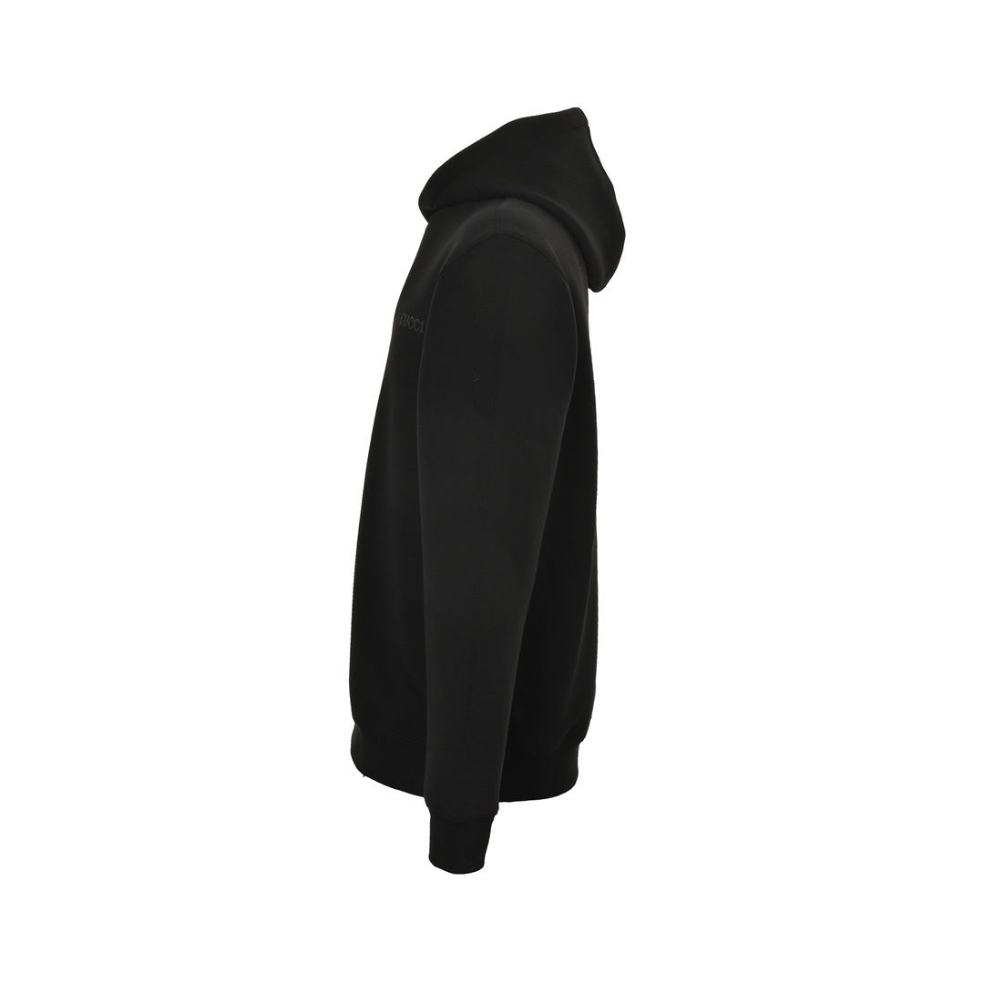 Gucci 24Fw small label space cotton composite knitted hooded sweatshirt