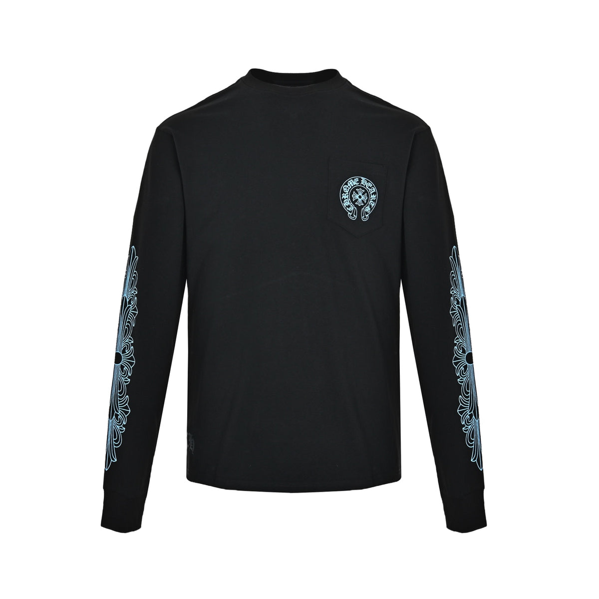 Chrome Hearts/Chrome Heart Sanskrit horseshoe long-sleeved T-shirt