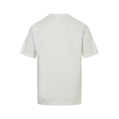 Loewe/Loewewe 25ss printed letter logo short sleeves