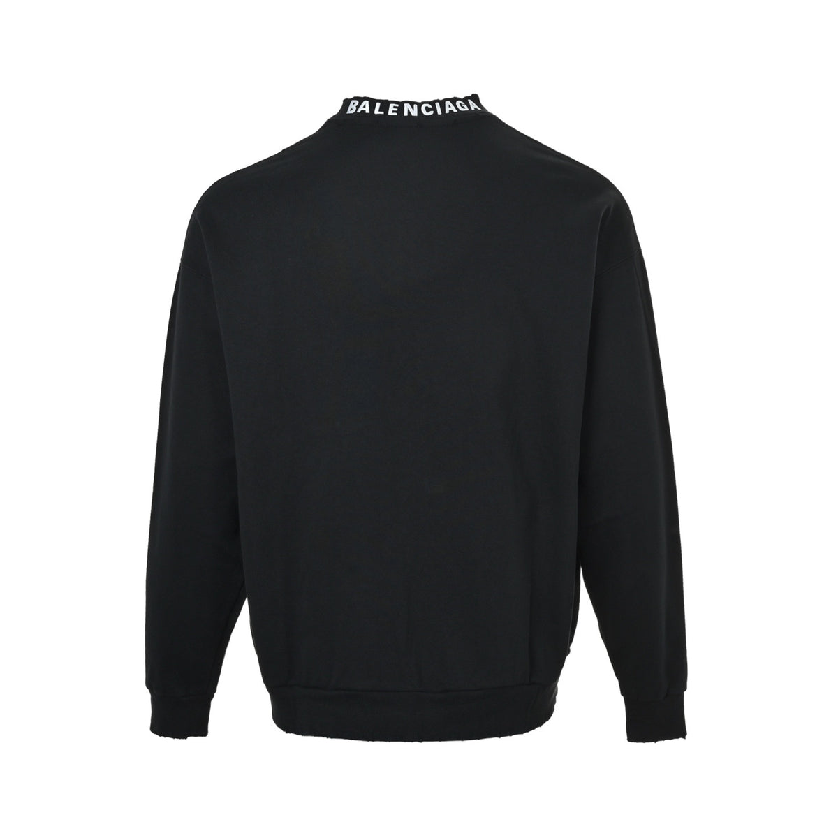 Balenciaga round neck sweatshirt with letter embroidery on the back neck