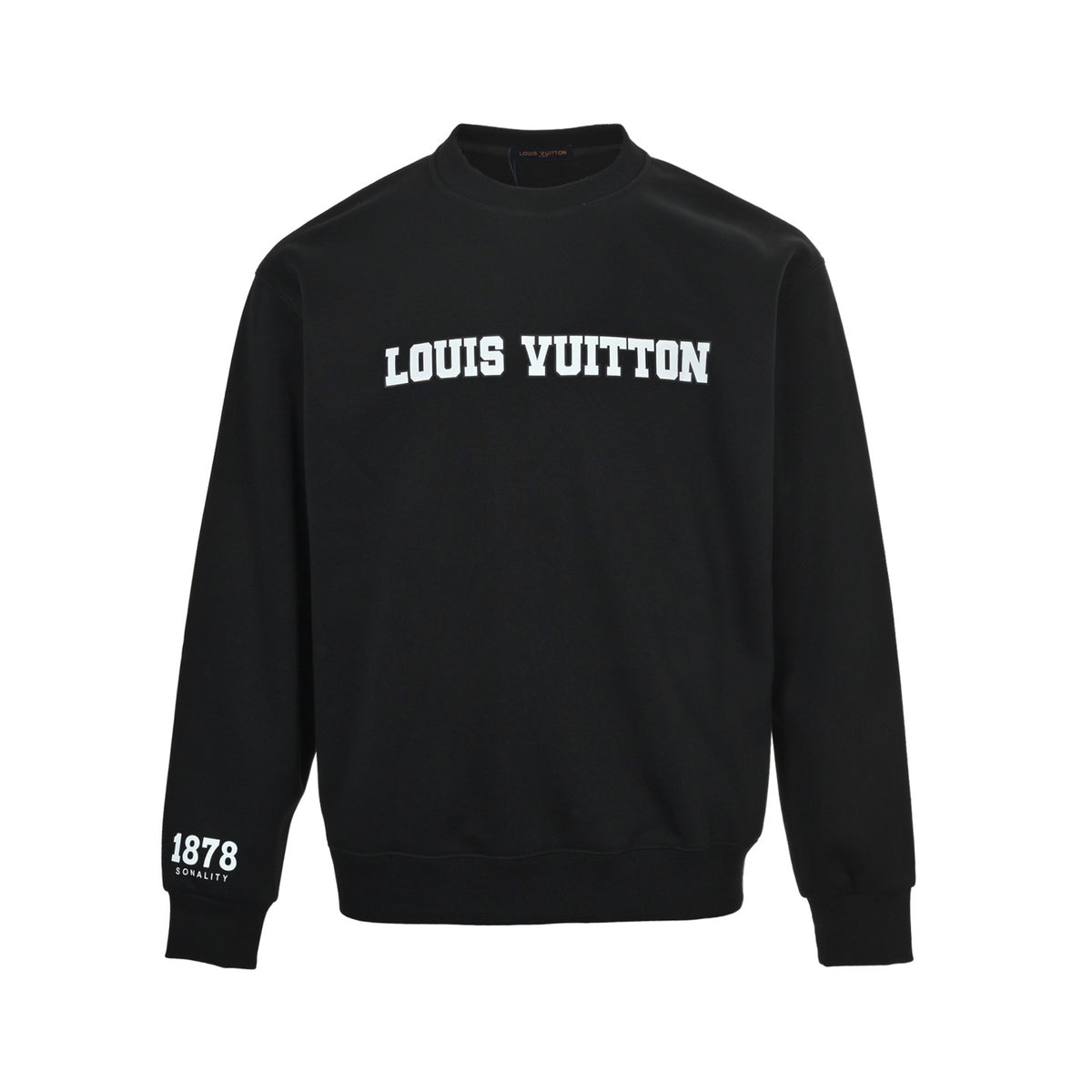 Louis Vuitton 25Fw cuff 1878 round neck sweatshirt