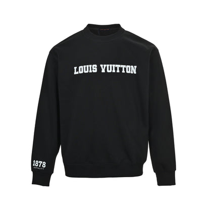 Louis Vuitton 25Fw cuff 1878 round neck sweatshirt