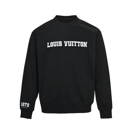 Louis Vuitton 25Fw cuff 1878 round neck sweatshirt