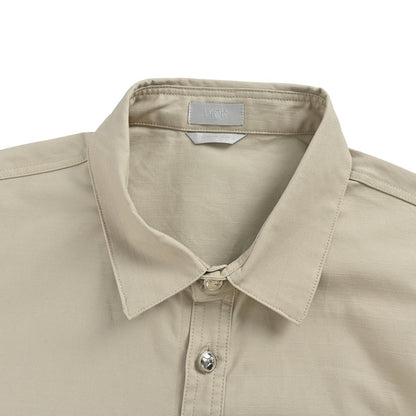 Dior 25Fw joint embroidered logo canvas shirt jacket