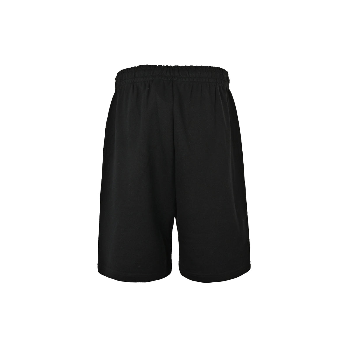 We11 Done logo pattern elastic waist shorts