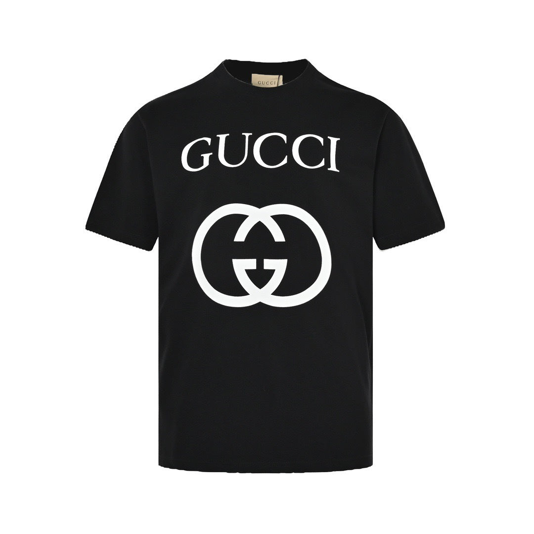 Gucci classic double G interlocking printed short sleeves