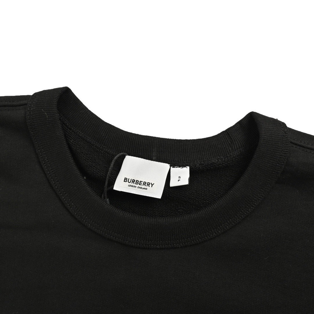 Burberry classic ghost letter print crew neck sweatshirt