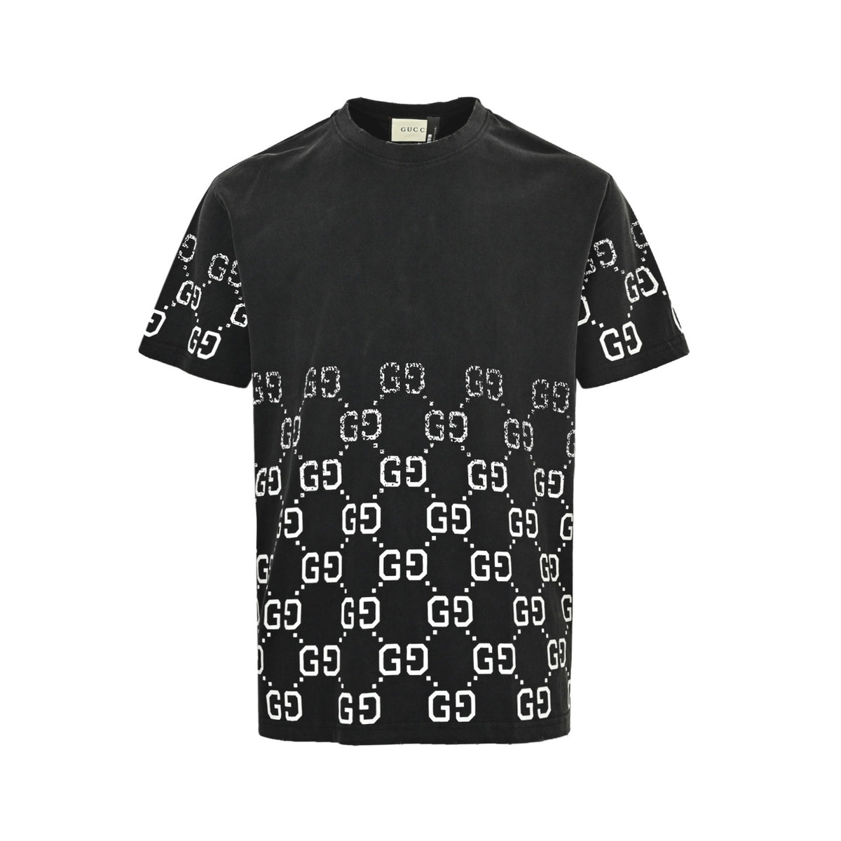 Gucci Double G printed gradient short sleeves