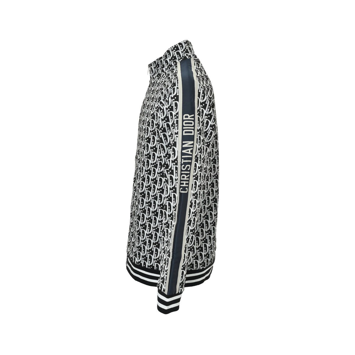 Dior all-over jacquard side webbing suit jacket