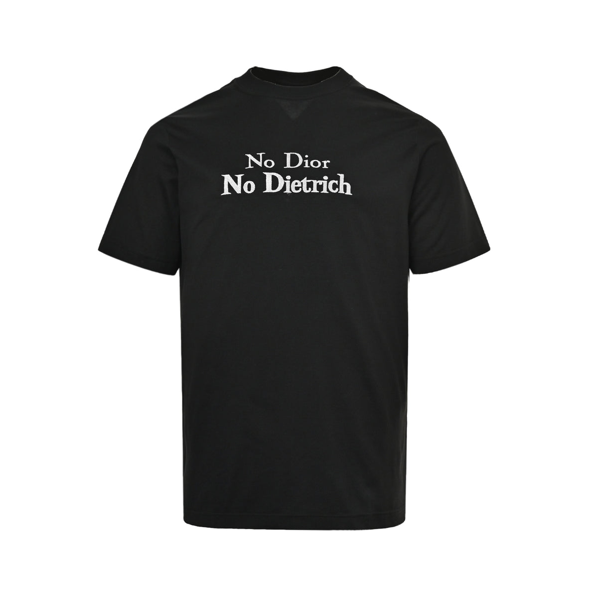 Dior short sleeves with embroidered letters on the chest