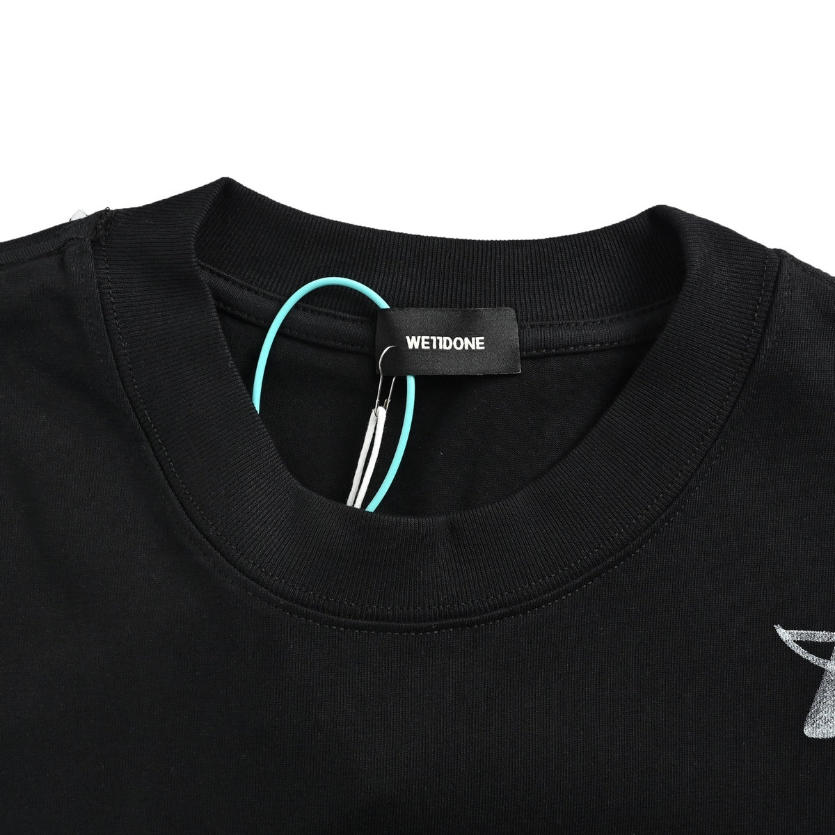 We11 Done simple letter printed short sleeves